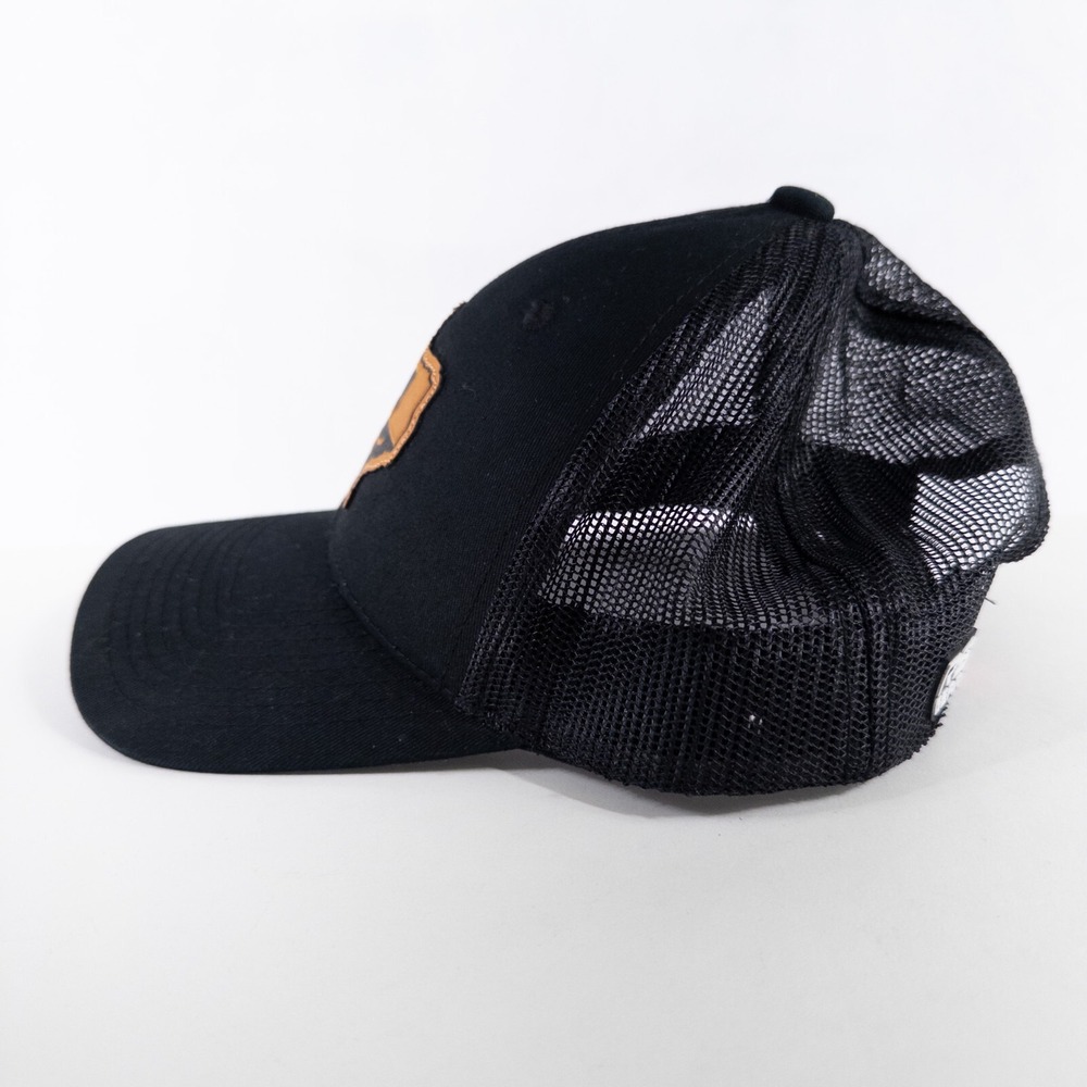 RopeSmart Hat Cap Black Texas Patch Adults One Size Snap Back Adjustable Fit - Picture 4 of 6